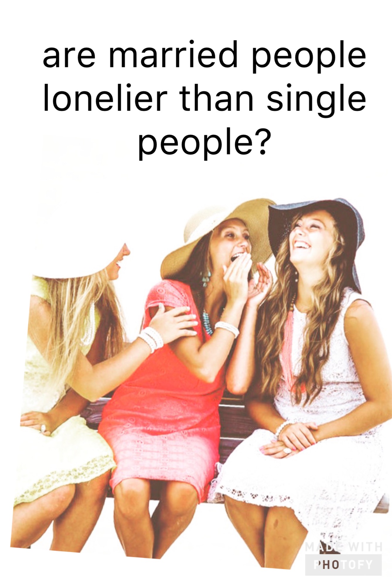 Are married people lonelier than single people